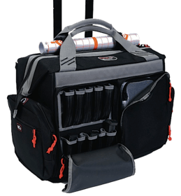 The Rolling Range Bag offers a way to carry up to three large-frame pistols, ammunition, and accessories from and to the range.